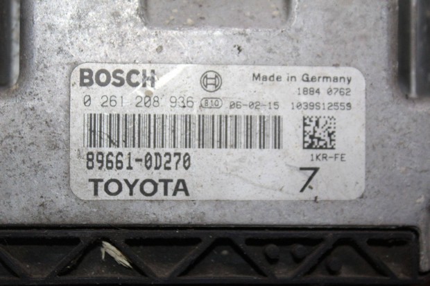 Toyota Yaris (XP90) (2006 - 2011) Motorvezérlő