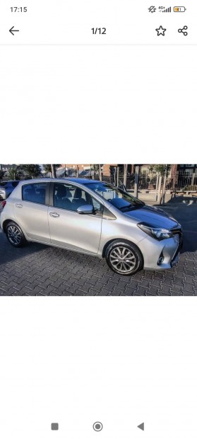 Toyota Yaris gyári r15' alufelni nyári gumival