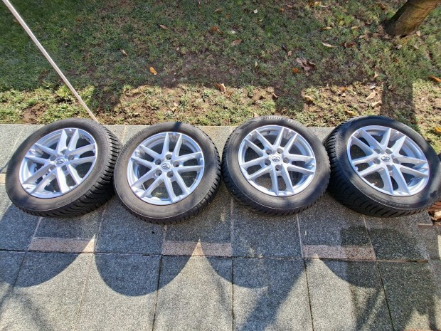 Toyota alufelni alu felni 5x114.3 60.1 ET45 tli 205/55r16, 4 db Tpms 