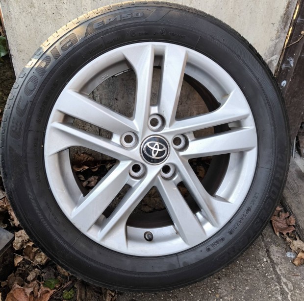 Toyota felni alufelni gyári 5x114,3 16" + nyári gumi