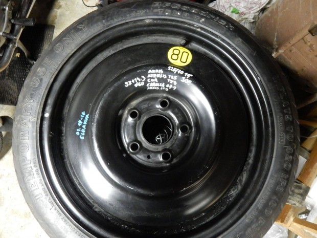 Toyota szksg ptkerk (mankkerk) 125/70 R17