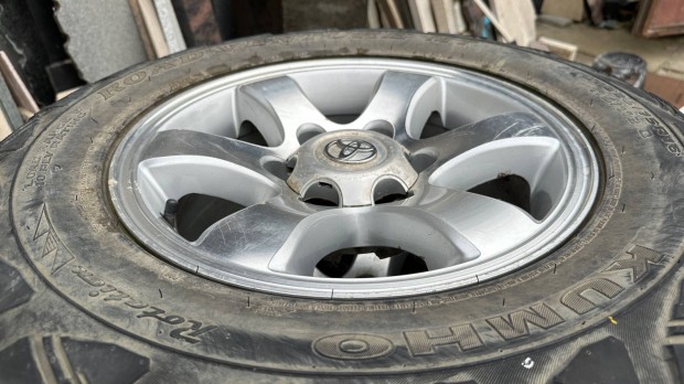 Toyota terepjr 16" alufelni, terepgumi