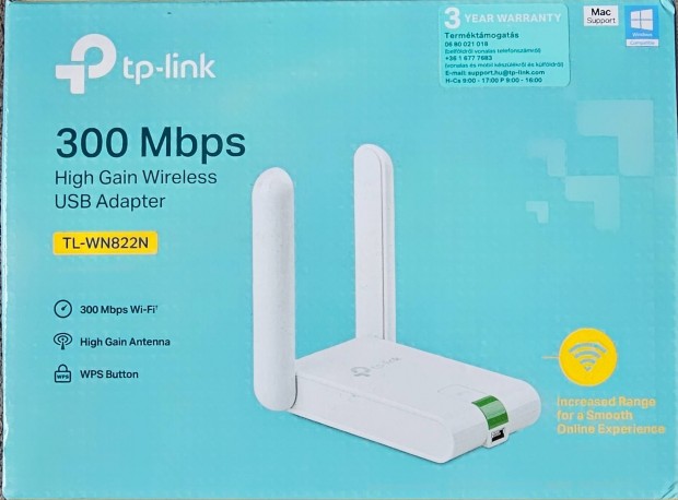 Tp-Link TL-WN822N Hlzati adapter tplink