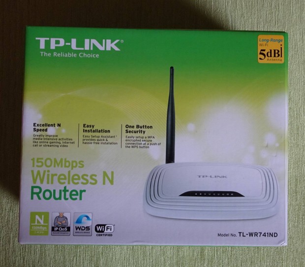 Tp-Link TL-WR741ND 150Mbps Vezetk nlkli N-es Router elad