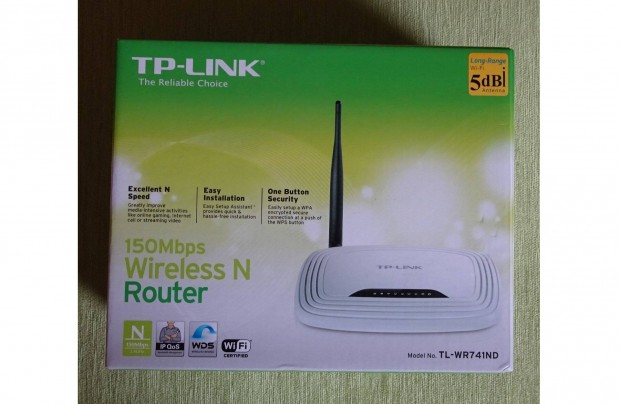 Tp-Link TL-WR741ND 150Mbps Vezetk nlkli N-es Router elad