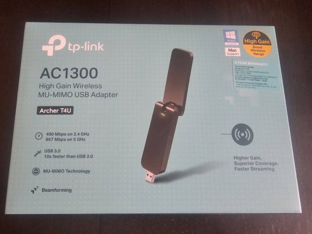 Tp-link AC1300 USB Wifi stick (Archer T4U) (Garancilis)