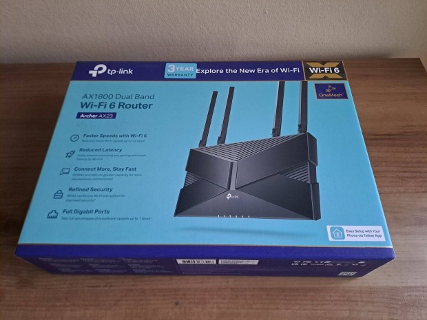 Tp-link AX1800 Dual Band Wi-Fi 6 router