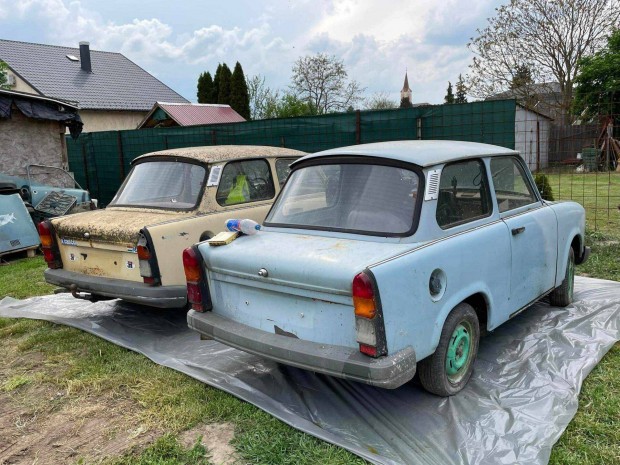 Trabant 1.1 lakatolva-felújítva + 2 autónyi alkatrész