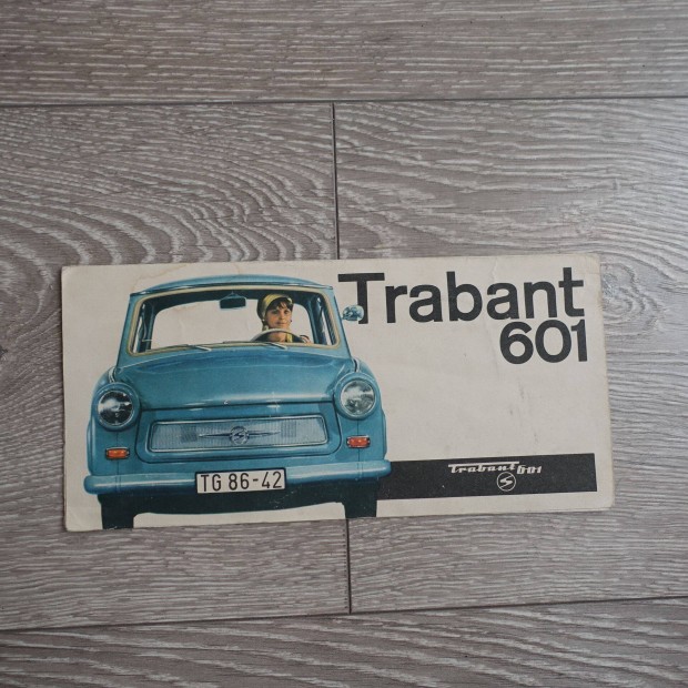 Trabant 601 Prospektus Magyar nyelv Ritka