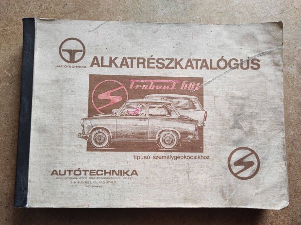 Trabant 601 alkatrszkatalgus