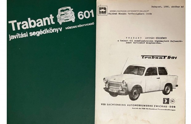 Trabant 601 javtsi segdknyv + kiegszts