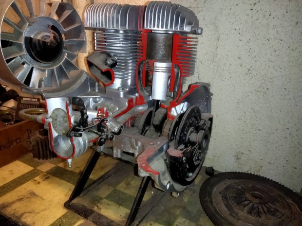 Trabant 601 motor metszet