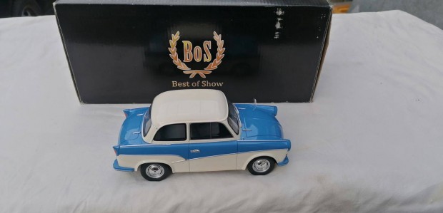 Trabant P50 BOS model 1:18 mretben eredeti dobozban