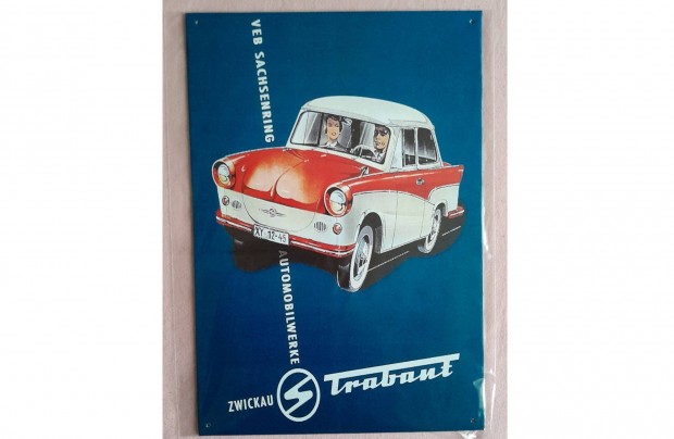 Trabant fali dekorkp 30x40cm laksba, garzsba