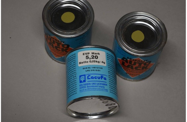 Trabant gyri javtfestk Goldolv szinben 3 bontatlan doboz