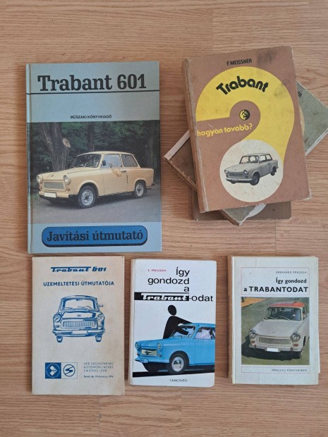 Trabant szakknyvek, kezelsi tmutatk