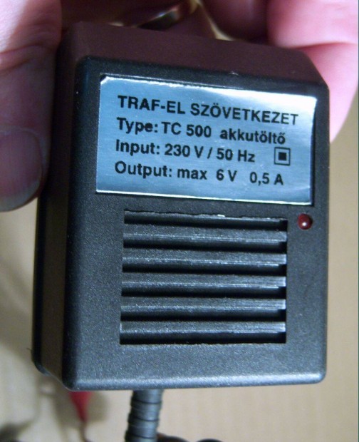 Traf-EL Szvetkezet Hlzati Tp 6V 0.5A (kb.1982) rendben mkdik