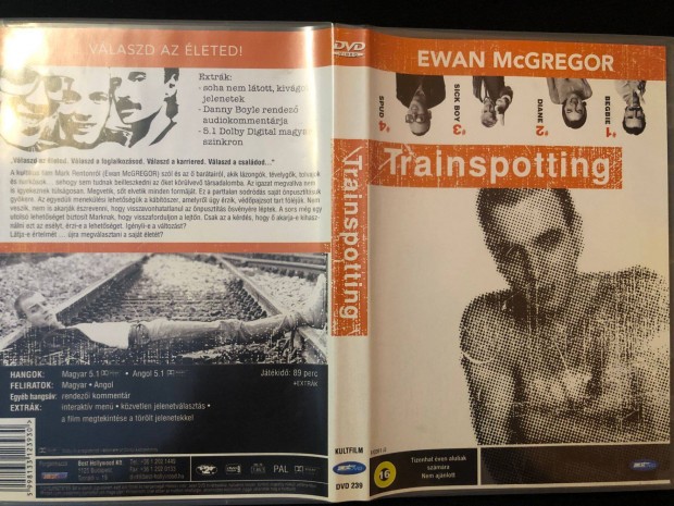 Trainspotting (karcmentes, Ewan Mcgregor) DVD
