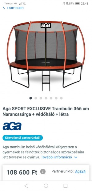 Trambulin 366 cm