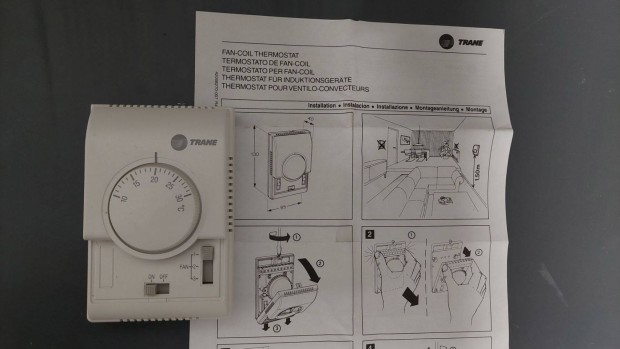 Trane fan coil termosztt elad