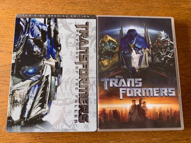 Transformers 1 + 2 steelbook DVD film