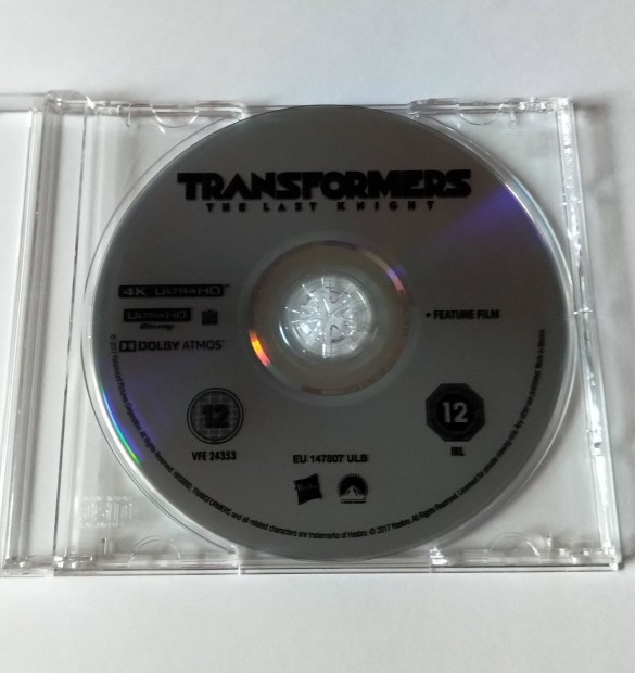 Transformers 5.: Az utols lovag 4K UHD Film - Angol!