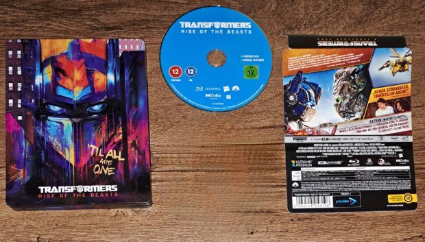 Transformers Fenevadak Blu Ray Steelbook 