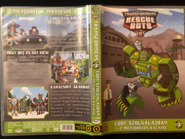 Transformers Mentbotok Cody szolglatban DVD