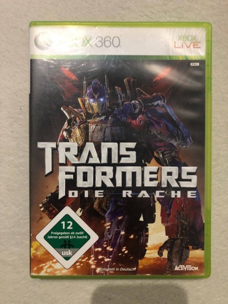 Transformers Revenge of The Fallen Xbox 360 jtk