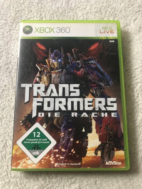 Transformers Revenge of The Fallen Xbox 360 nmet nyelv jtk