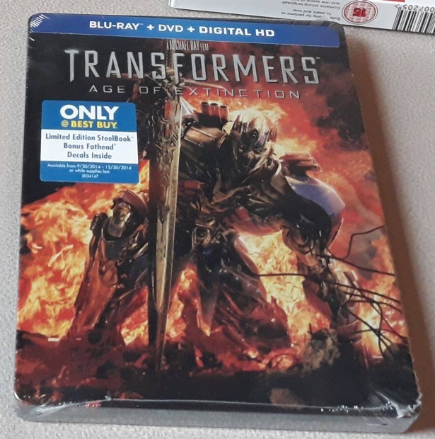 Transformers - A kihals kora Best Buy exkluzv blu-ray fmdoboz (j)