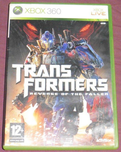 Transformers - Revenge Of The Fallen Gyri Xbox 360 Jtk akr flron