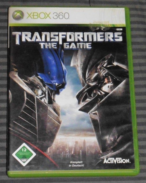 Transformers - The Game nmetl Gyri Xbox 360 Jtk