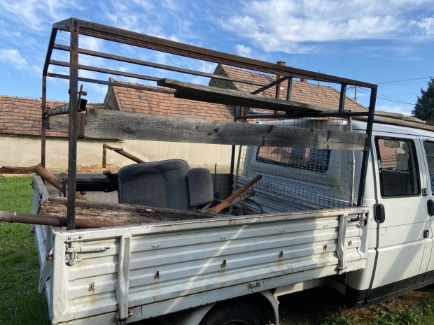 Transporter t4 doka ponyvatartó vas keret