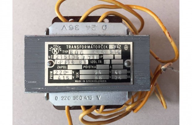 Transzformtor 220/380/415 - 24/36V