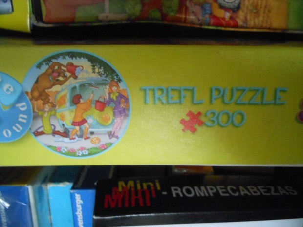 Trefl 300dbos nagy kr alak Scooby doo puzzle szinte j