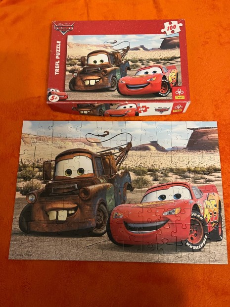 Trefl Disney Cars puzzle kirak 100db-os 5+!