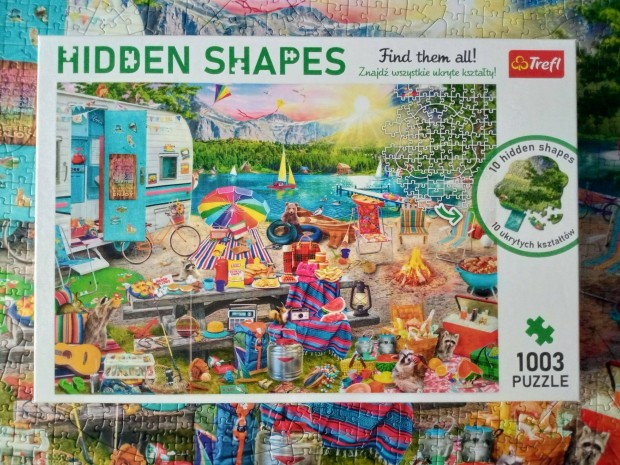 Trefl Hidden Shapes (Utazs) 1000 (1003) darabos puzzle / kirak