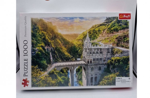 Trefl Las Lajas bazilika, Kolumbia- 1000 darabos puzzle, új