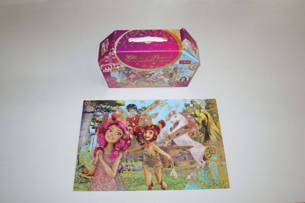 Trefl Mia and Me Glam Puzzle brndben csillog glitter kirak