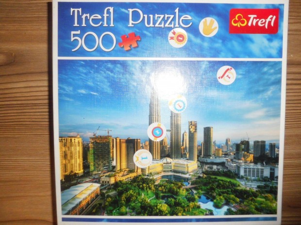 Trefl Puzzle 500 darabos - Kuala Lumpur ltkpe - elad!