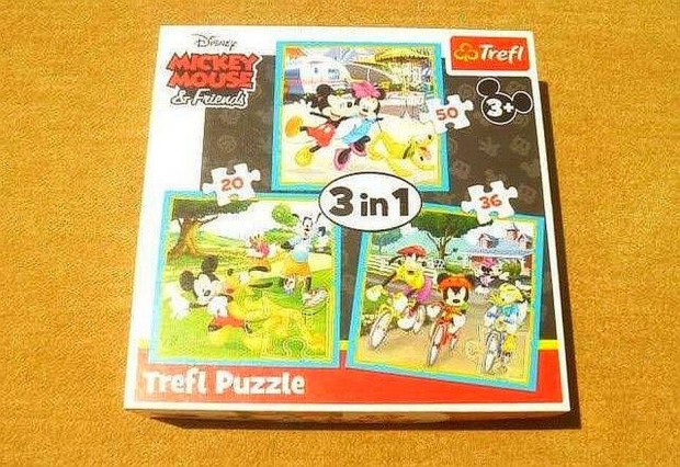 Trefl Puzzle - Mickey s bartai - 20-30-56 db-os