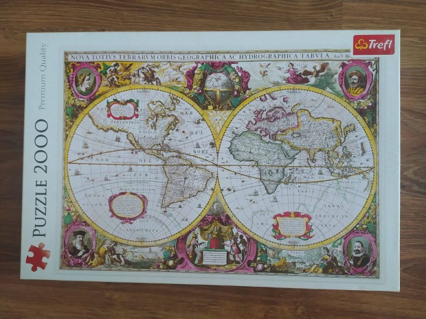 Trefl: A világ történelmi térképe (1630) 2000 db-os puzzle