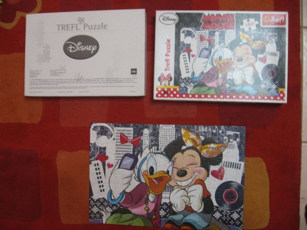 Trefl - Minnie Mouse egeres 180 db-os puzzle / kirak