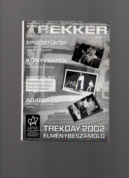 Trekker Star Trek fanzin 2003/1. szm - j llapotban