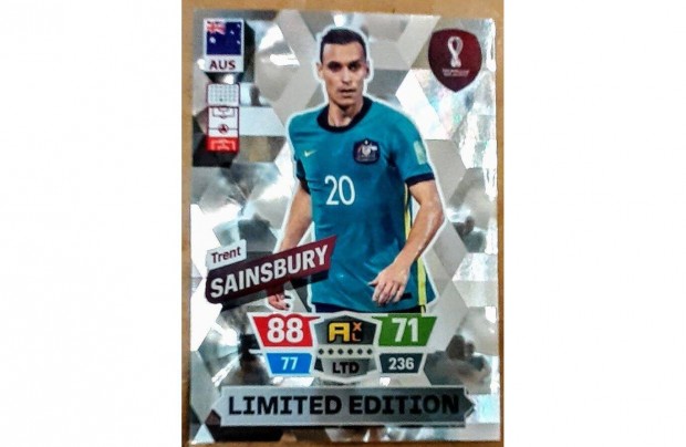 Trent Sainsbury Ausztrlia Limited focis krtya Panini Qatar 2022