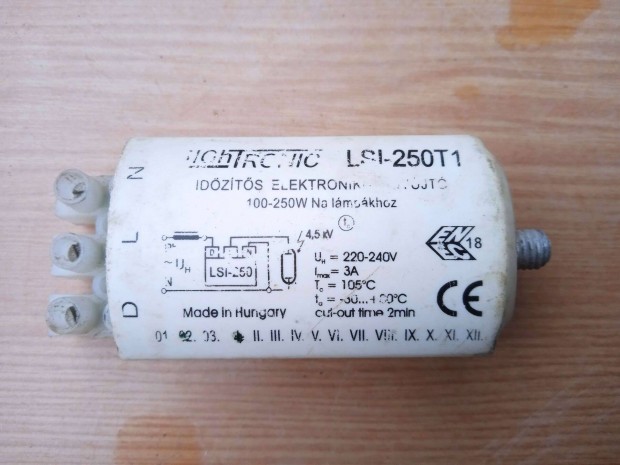 Tridonic LSI-250 T idzts elektronikus gyjt 100-250 W