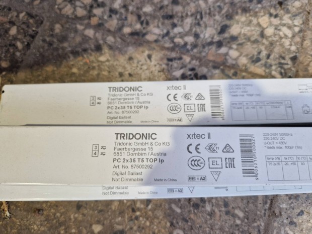 Tridonick pc2x35 T5 top Lp elektronikus eltt