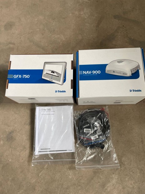 Trimble GFX 750 monitor NAV 900 antenna sorvezető szett eladó!