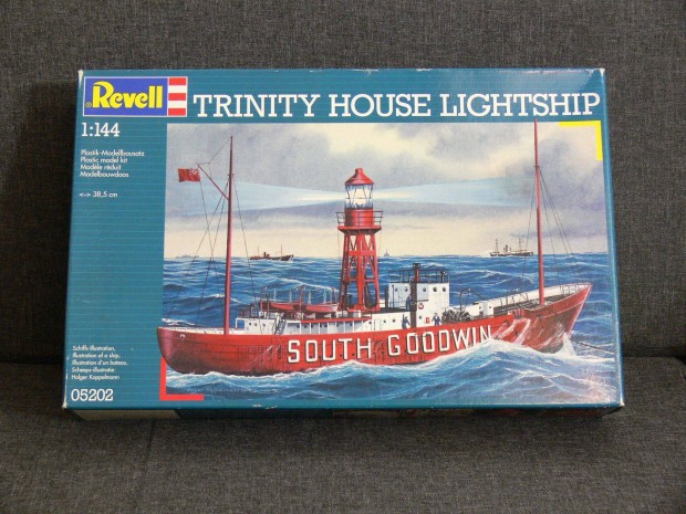 Trinity House Lightship 1:144 Revell 05202 sszepthet makett haj (